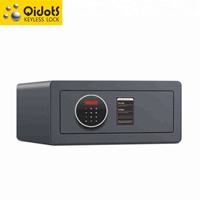Coffres-forts numériques intelligents Qidots pour hôtels, coffres-forts électroniques à dépôt avec contrôle d'ouverture pour coffres-forts en acier
