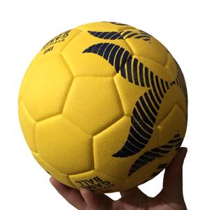 Black Yellow Color Good Selling Sports Equipment PU Leather Size 5 <b>Handballs</b> Wholesale Rate Durable Soft Touch <b>Handballs</b> - Product Image 1