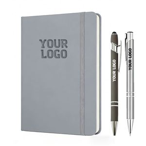 Custom Printed Business Gift Journal <b>Notebooks</b> Classic Ruled Hardcover Medium <b>Notebook</b> <b>A5</b> with Logo - Product Image 1