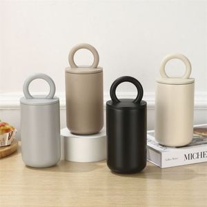 Minimalist Ring Handle Stainless Steel Insulated Cup | Custom Logo Travel Tumbler - Product Image 1