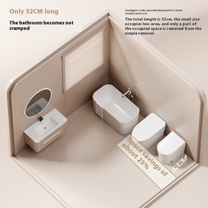 Hot bán một mảnh thông minh gốm nhà vệ sinh tự động với giấu Tank và S-trap P-trap thoát nước cho khách sạn và bệnh viện - Product Image 5