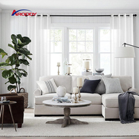 Service de livraison express ARODDY, rideau en polyester résistant aux déchirures, sur mesure, en pouces, transparent, W52"*H63" pour projet
