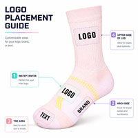 Chaussettes de sport mi-mollet en coton personnalisées avec logo, unisexe, design gratuit, pour le basketball, la course et l'entraînement
