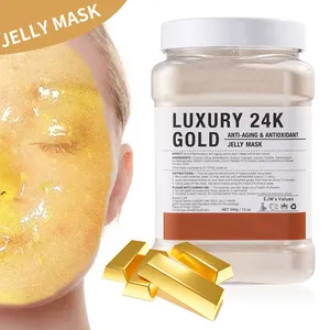 Masker Wajah Pelembab DIY, bubuk Masker Jelly SPA kolagen