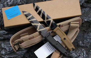 Funda para Cuchillo Táctico Personalizable de Alta Calidad, Acero Inoxidable, Mango de Plástico, para Instructores de Actividades al Aire Libre, OEM - Product Image 1