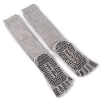 Chaussettes de sport pour femmes, à cinq doigts, pour Pilates et fitness en intérieur, modèle tube long, vente en gros en lot unique, OEM Y