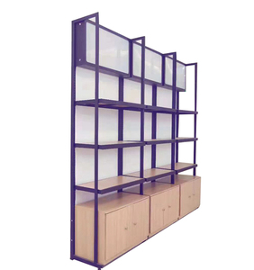 Gondola <strong>System</strong> Supermarket Shelving Retail Store Cabinet Fittings Wooden Snack <strong>Display</strong> <strong>Shelf</strong> - Product Image 1