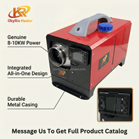 Chauffage au diesel haute puissance OkyRie AX81H 10KW 12V 24V pour camions, bus, camping-cars, serres et tentes