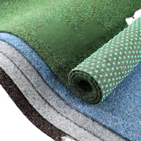 Gazon artificiel synthétique en plastique haute densité AlwaysGreen 40 mm/50 mm/60 mm, rouleau souple, durable, ignifuge, durée de vie de 5 ans, pour extérieur