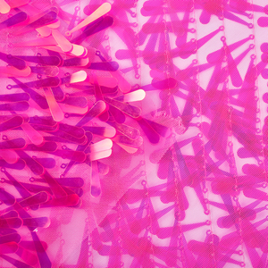 40mm giọt nước <span class=keywords><strong>sequin</strong></span> lưới vải tự làm đám cưới phương Tây Retro hiển thị quần áo thiết kế dài <span class=keywords><strong>sequin</strong></span> thêu ren vải - Product Image 4