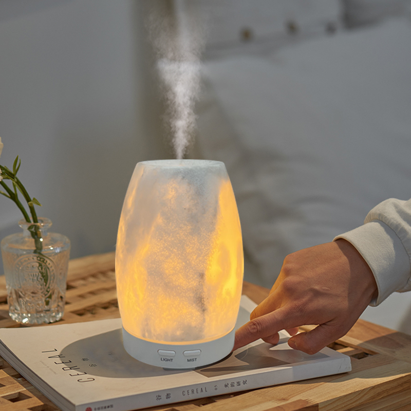 Ultrasone Etherische Olie Auto Aroma Diffuser Luchtbevochtiger 2023 Nieuw Ontwerp Led Licht Lucht Zuiveren Koele Mist Aromatherapie Diffusers