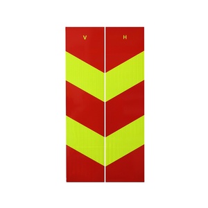 New Arrival Cheap Price Customized Manufacturer Reflective <b>Stickers</b> Rear Marking Plate <b>Sticker</b> - Product Image 1