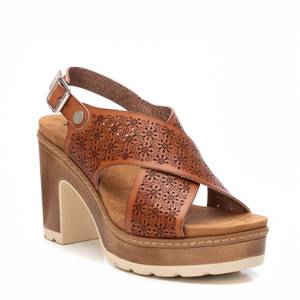 Sandalias de Tacón para Mujer Refresh, Modelo 172780, de Cuero, con Plataforma y Tira Cruzada en el Talón - Product Image 2