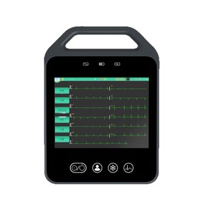 เครื่องตรวจคลื่นไฟฟ้าหัวใจแบบพกพา Iecg-12A 12 ช่องสัญญาณ พร้อมแบตเตอรี่ในตัว และได้รับการรับรองมาตรฐาน CE สำหรับการตรวจวัดทั่วร่างกาย - Product Image 3