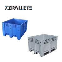 Palette de stockage de fruits Euro durable, conteneur robuste, pliable et repliable, en promotion