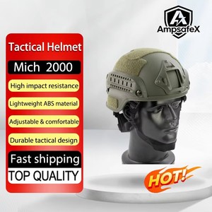 Casco Táctico Mich 2000 ABS, Casco Ligero Resistente a Impactos con Soporte para NVG para Entrenamiento al Aire Libre y Cosplay - Product Image 1