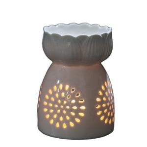 Ceramic Hollow Out Essential <b>Fragrance</b> Aroma Incense Ceramic <b>Oil</b> <b>Burner</b> - Product Image 2