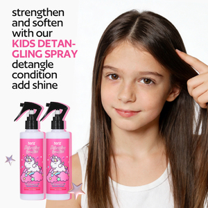 Horiz 250ml formule douce apprivoise les frisottis spray peigne facile ajouter de la brillance réduit les nœuds <span class=keywords><strong>hydratant</strong></span> démêlant <span class=keywords><strong>cheveux</strong></span> pour les enfants - Product Image 5