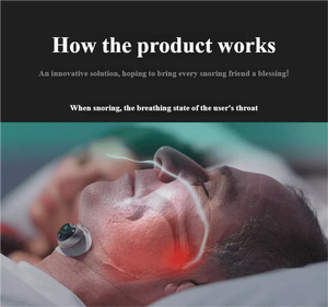 מכשיר חכם נגד נחירות מבוסס בינה מלאכותית, רב מכר, הגנה מקצועית לשימוש יוניסקס, עשוי מחומרי ABS+PC, לשינה טובה יותר - Product Image 3