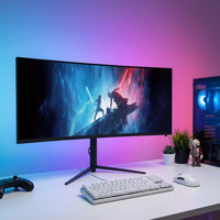 Écrans de jeu incurvés 49 pouces 5K 144Hz IPS VA ultra larges, OEM ODM, vente en gros, usine personnalisée
