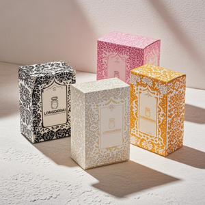 High-end Perfume Gift <b>Box</b> Square Luxury Perfume Packaging Fashionable Perfume <b>Box</b> with Customized Color - Product Image 1