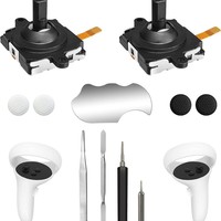 Pièces de réparation gauche/droite, kits de réparation pour poignée de manette Oculus Quest2, joystick analogique 3D
