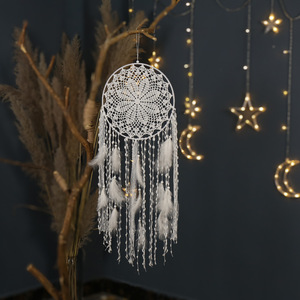 Fait à la main bohême suspendu <span class=keywords><strong>attrape</strong></span>-rêves <span class=keywords><strong>pour</strong></span> voiture maison chambre porte mur Art fête décor ornement cadeau artisanat - Product Image 5