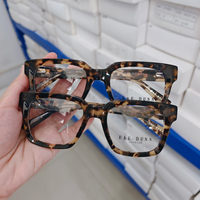 Monture de lunettes en acétate épais de qualité supérieure, fabriquée à la main, en stock de liquidation en gros, monture optique mixte pour lunettes de vue