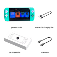 Console de jeu portable M27, écran IPS de 7 pouces, 64 Go, plus de 20000 jeux, système Linux, prend en charge plus de 30 simulateurs, lecteur de jeux portable