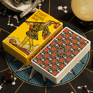 Juego Completo de Cartas del <span class=keywords><strong>Tarot</strong></span> Waite con Lámina Dorada, Caja de Papel Ecológica, para Principiantes, con Guía Analítica - Product Image 1