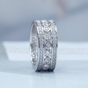 Anello Geometrico Marquise Design Unisex per Uomini e Donne - Product Image 3