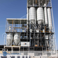 CORINMAC Petite bétonnière et machine à fabriquer des carreaux - Ligne de production de mortier sec Multi-tension (220V/380V/415V/440V) Garantie 1 an