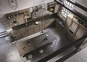 Organiseurs de placard de style industriel JINGSHUN, meubles de rangement de cuisine, structure métallique, bois, imperméable, armoires de rangement personnalisées - Product Image 3