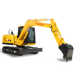 High Quality Sinomach Changlin 6ton 7ton 8Ton Construction Machine Excavator Digger With OEM Service On Sale