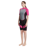Personnalisé Dames Ensemble Complet 2mm Néoprène Sexy Dames Maillot de Bain Manches Courtes Séchage Rapide Crème Solaire Plongée Surf Costume
