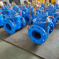 Vanne de surpression de protection incendie 500X-16Q PN16 en fonte ductile à brides CE EAC WRAS Garantie 2 ans DN50-DN800