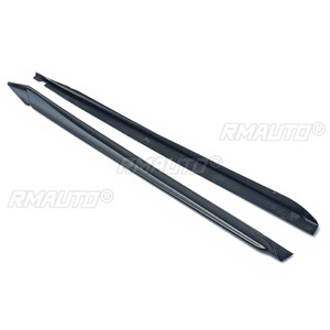 Pour Honda Civic 11e génération 2022 Kit carrosserie Jupes latérales de style sport aspect fibre de carbone avec diffuseur Accessoires automobiles - Product Image 6