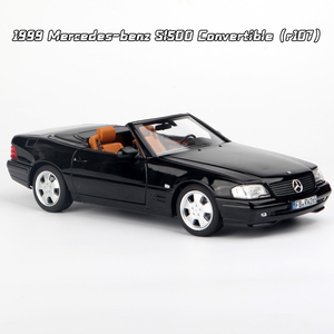 <span class=keywords><strong>Voiture</strong></span> moulée sous pression <span class=keywords><strong>Norev</strong></span> <span class=keywords><strong>1</strong></span>:<span class=keywords><strong>18</strong></span> 1999 SL500 voitures Convertible en alliage métallique pour Collection - Product Image 2