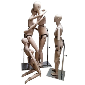 Mannequins complets réglables en bois de hêtre, outil de bricolage, design de mode - Product Image 4
