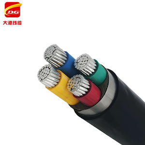 <span class=keywords><strong>Cable</strong></span> de Alimentación de 2, 3, <span class=keywords><strong>4</strong></span> y 5 Núcleos de <span class=keywords><strong>Aluminio</strong></span> de Bajo Voltaje YJLV 0.6/1KV XLPE con Cubierta de PVC Blindado/Sin Blindaje, Tamaños de 1.5-300mm2 - Product Image 1