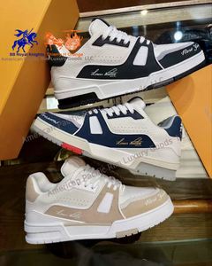 Chaussures de sport de haute qualité pour hommes, chaussures de basket-ball en cuir véritable, design luxueux pour hommes et femmes, chaussures de basket-ball, chaussures de tennis - Product Image 5