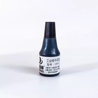 Encre à séchage rapide noire, bleue, rouge de bonne qualité pour tampon Flash pour métal, plastique, papier, 25 ml/flacon 1000ML
