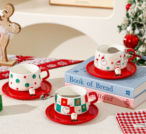 LOMATO 2026 New Christmas Ceramic <b>Coffee</b> <b>Mug</b> <b>Set</b> Santa Design Custom Gift Box 250ml BPA Free Dishwasher Safe Fast Shipping - Product Image 5