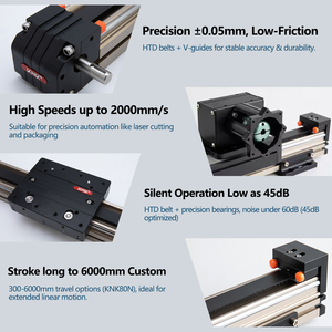 Phun qua lại thiết bị truyền động chuyển động xy trục <span class=keywords><strong>CNC</strong></span> Laser <span class=keywords><strong>Kit</strong></span> vành đai ổ đĩa chuyển động tuyến tính mô-đun - Product Image 4