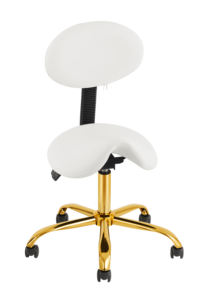 Fábrica al por mayor taburete de silla de montar taburete de salón móvil ligero taburete de belleza Silla de patinaje sobre ruedas de elevación libre con espalda inclinada - Product Image 5