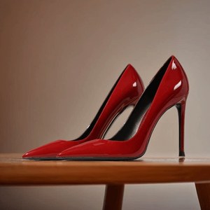 Scarpe con Tacco a Spillo e Punta Affusolata per Donna, Calzature da Ufficio e Pendolarismo, <span class=keywords><strong>Rosso</strong></span> Rosa e Grigio Elefante - Product Image 3