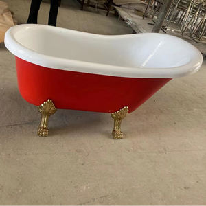 Bañera Independiente de Alta Calidad y Económica <span class=keywords><strong>con</strong></span> 4 <span class=keywords><strong>Patas</strong></span>, Diseño Gráfico, Bañera de Esquina para Baño, Color Personalizado, Tradicional - Product Image 2