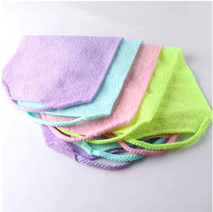 Serviette de bain longue et élastique en nylon épaissi et robuste, avec bande de frottement pour le dos et bande de traction, pour exfoliation corporelle - Product Image 6