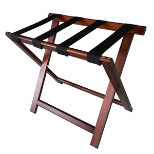 H015 Rắn Gỗ Hiện Đại Gấp Hành Lý Giá Đứng Khách Sạn Phòng Khách Sạn Vali Hành Lý Giá Bằng Gỗ Gấp Giá Đứng - Product Image 5