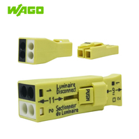 Original WAGOs Stecker 873-902 2-polige Leuchte Trenn stecker für Verkabelung 4 mm2